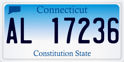 CT license plate AL17236