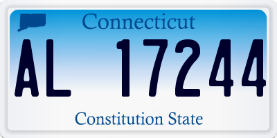 CT license plate AL17244