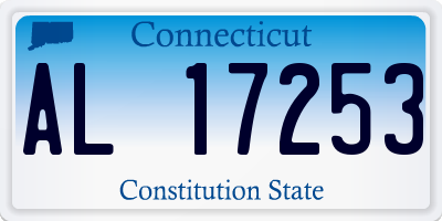 CT license plate AL17253