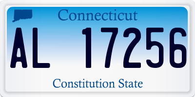 CT license plate AL17256