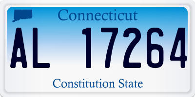 CT license plate AL17264