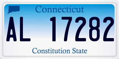 CT license plate AL17282