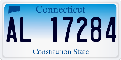 CT license plate AL17284