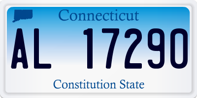 CT license plate AL17290