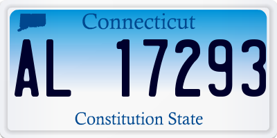CT license plate AL17293