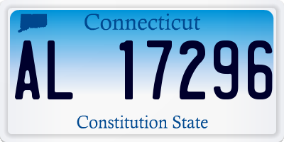 CT license plate AL17296