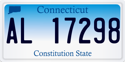 CT license plate AL17298