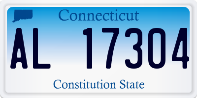 CT license plate AL17304