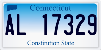 CT license plate AL17329