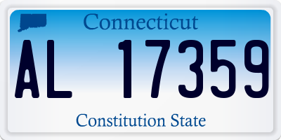 CT license plate AL17359