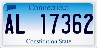 CT license plate AL17362