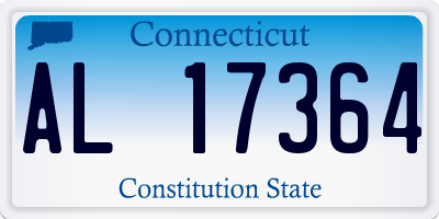 CT license plate AL17364