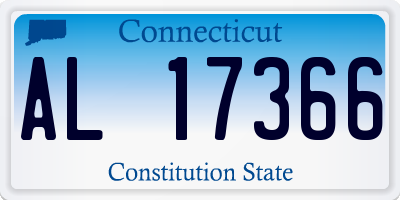 CT license plate AL17366