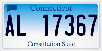 CT license plate AL17367