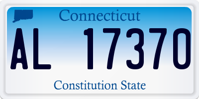 CT license plate AL17370