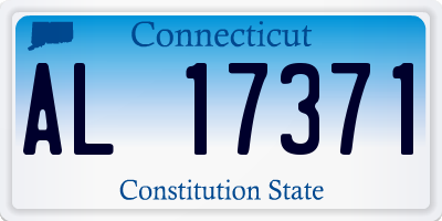 CT license plate AL17371