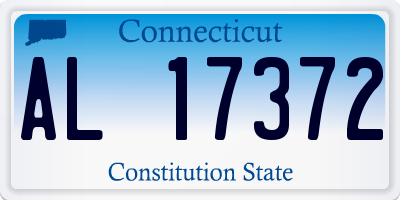 CT license plate AL17372