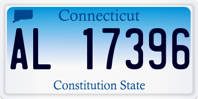 CT license plate AL17396