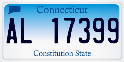 CT license plate AL17399