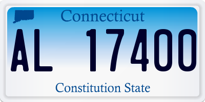 CT license plate AL17400