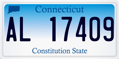 CT license plate AL17409