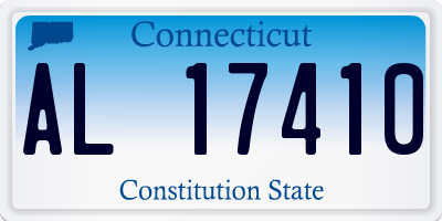 CT license plate AL17410