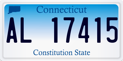 CT license plate AL17415