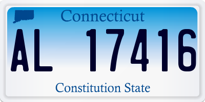 CT license plate AL17416