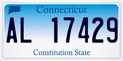 CT license plate AL17429