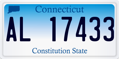 CT license plate AL17433