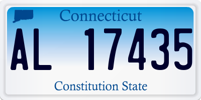 CT license plate AL17435