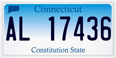CT license plate AL17436