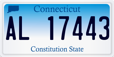 CT license plate AL17443