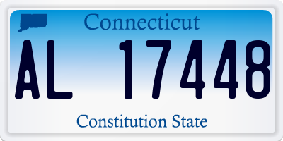 CT license plate AL17448