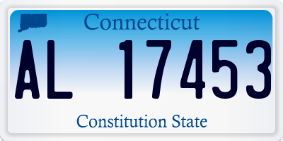 CT license plate AL17453
