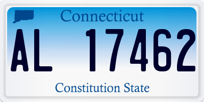 CT license plate AL17462