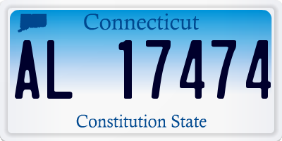 CT license plate AL17474