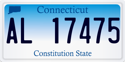 CT license plate AL17475