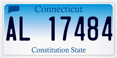 CT license plate AL17484