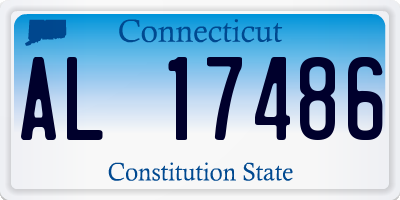 CT license plate AL17486
