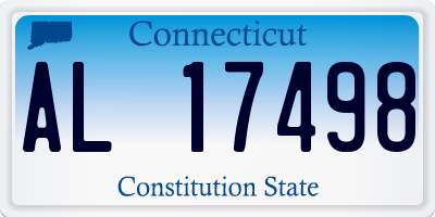 CT license plate AL17498