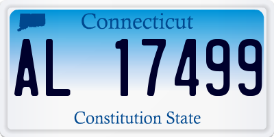 CT license plate AL17499