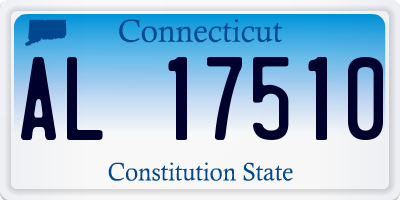 CT license plate AL17510