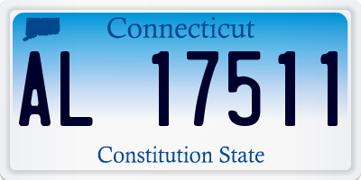 CT license plate AL17511