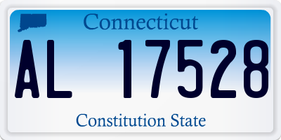 CT license plate AL17528