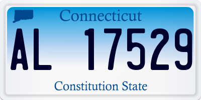 CT license plate AL17529