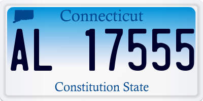 CT license plate AL17555