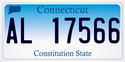 CT license plate AL17566