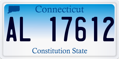 CT license plate AL17612