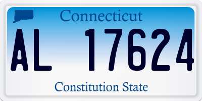 CT license plate AL17624